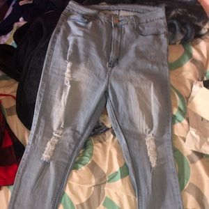 FashionNova skinny jeans, size 2x!